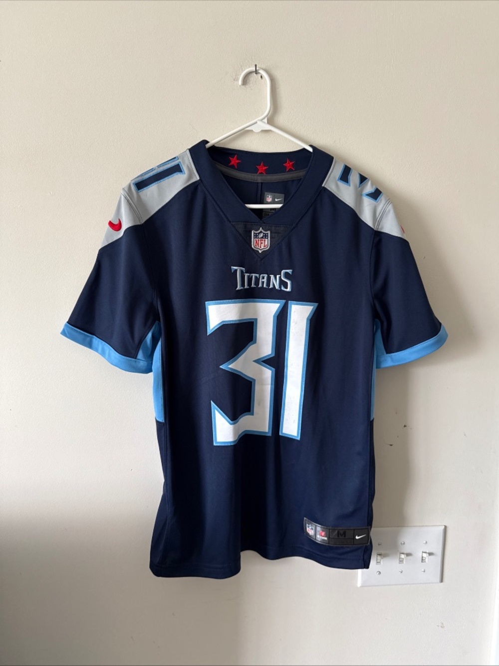 Men's Nike Kevin Byard #31 Tennessee Titans Vapor Lmtd NFL Jersey Sz M - RARE